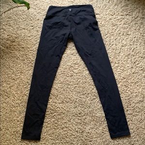 Lululemon mid-rise, full-length leggings